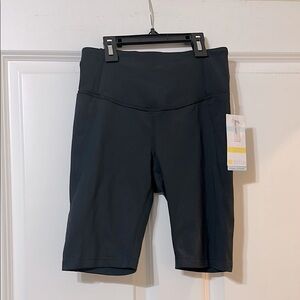 Zella Black Yoga Studio Bike Shorts‎ with High-Rise Waistband, High Support, XS